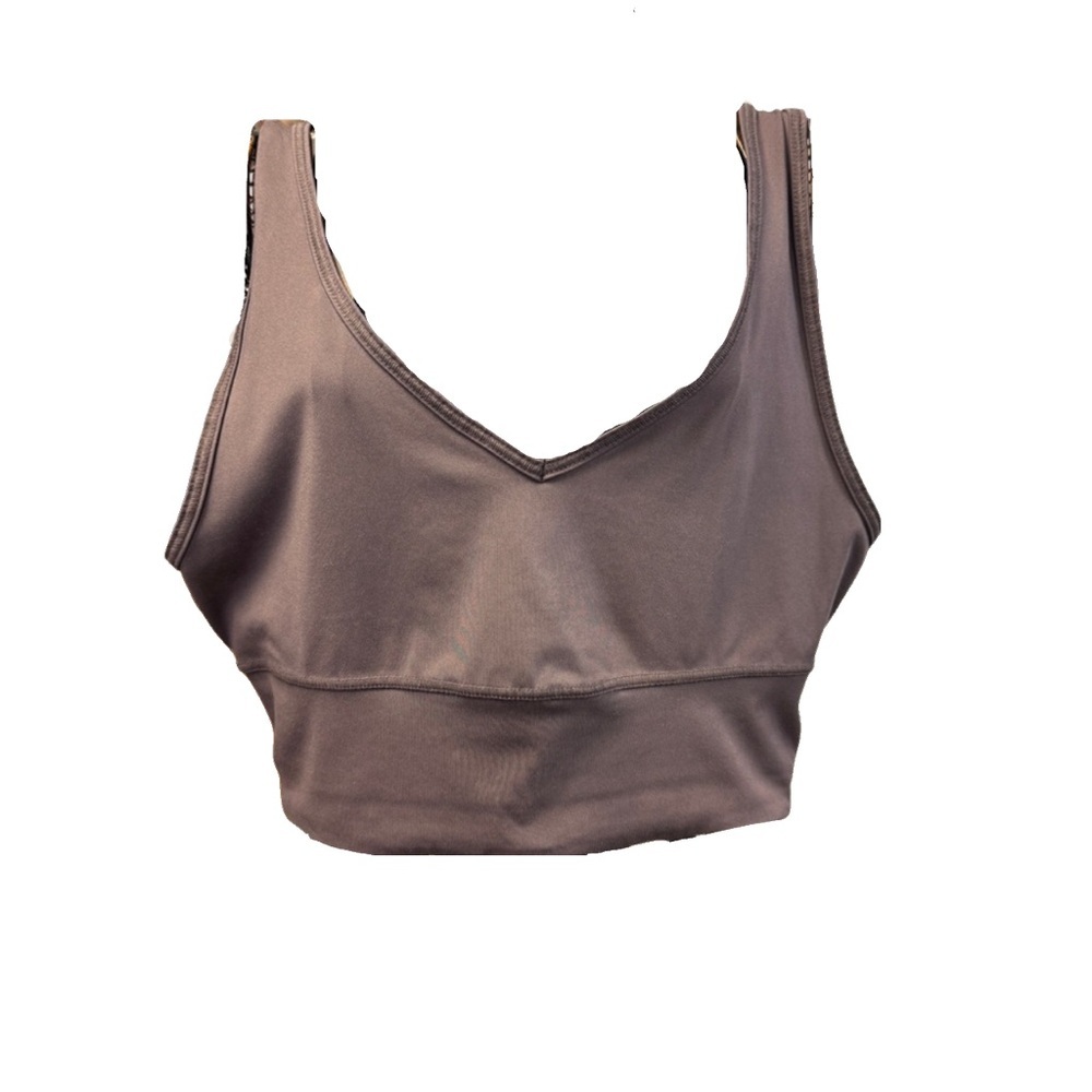 Yogalicious Sports Bra in Dark Brown